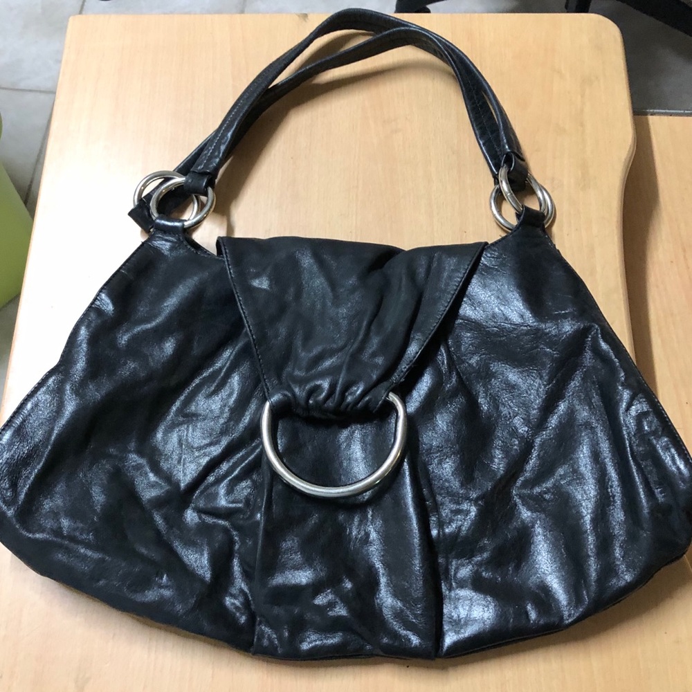 Hobo Satchel  Hobo Bag Black Leather